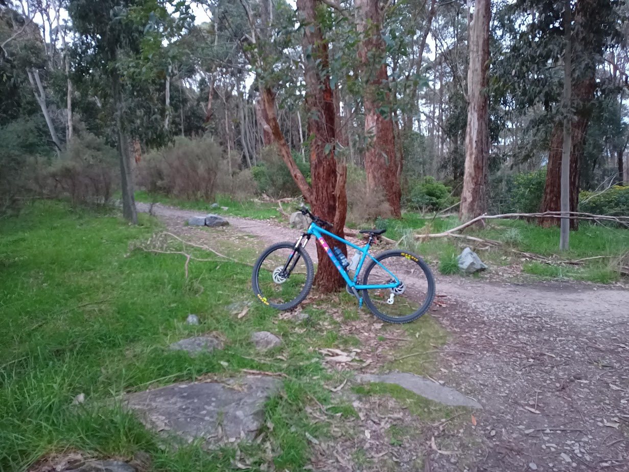 Bike Next To Local Trail