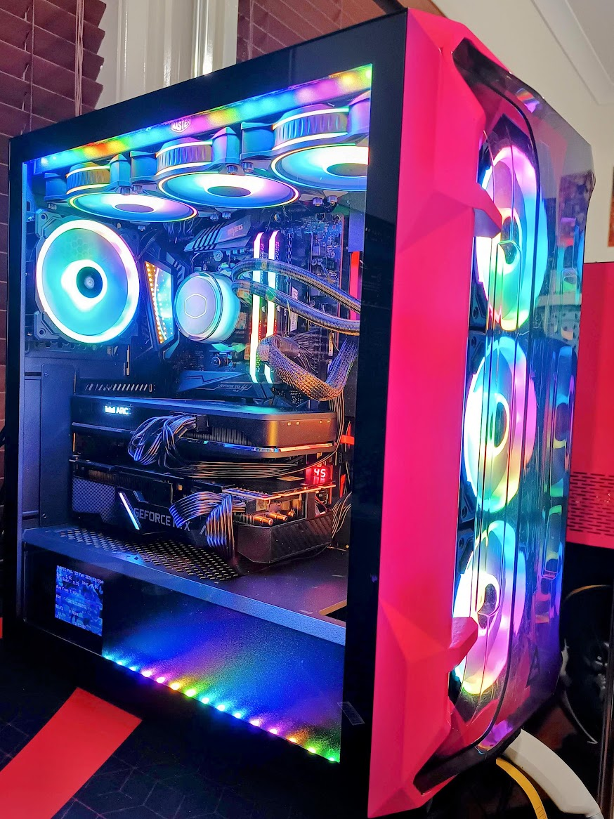 Spray Painting PC Case · harija.moe